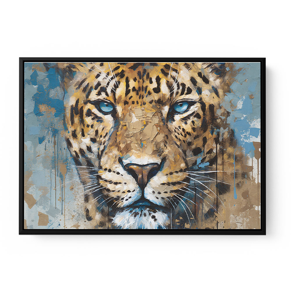 Blue Eyed Leopard 2 Wall Art